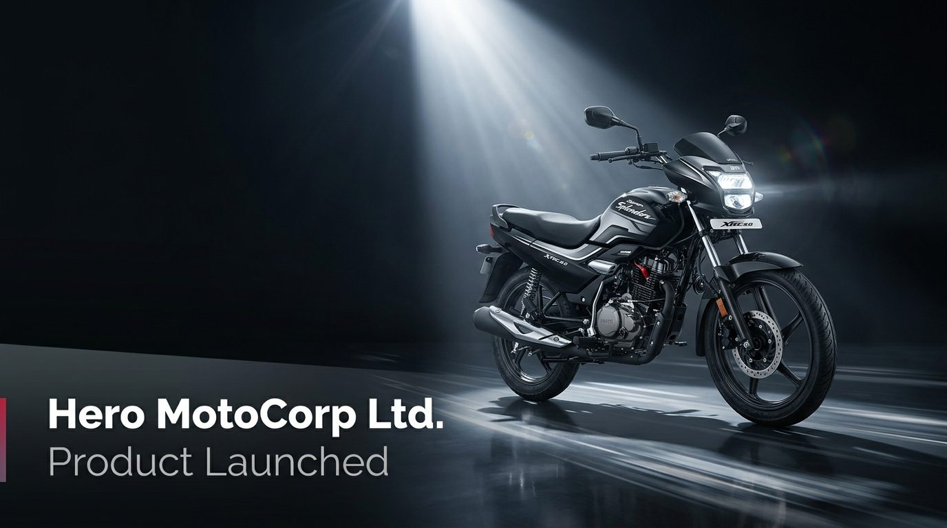 Hero MotoCorp Launches Super Splendor XTEC 2.0 at Rs 86,500 with 72 kmpl Mileage