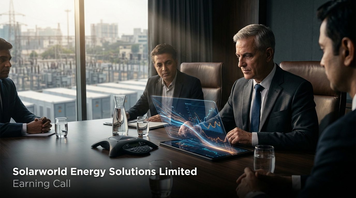 Solarworld Energy Solutions Q4 PAT Jumps 420% to ₹49.1 Cr as Order Book Hits ₹2,813 Cr