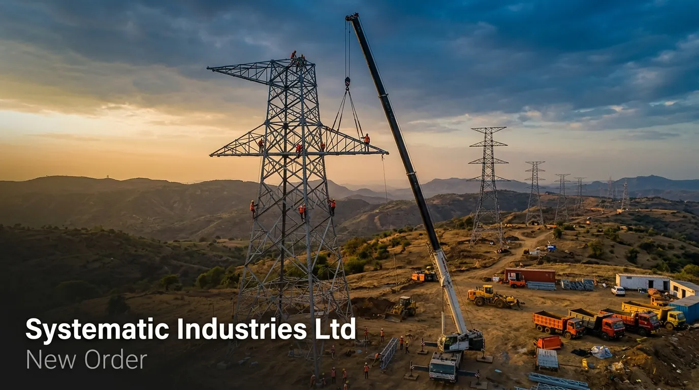 Systematic Industries Secures ₹82.42 Crore OPGW Contract from Power Grid Corporation