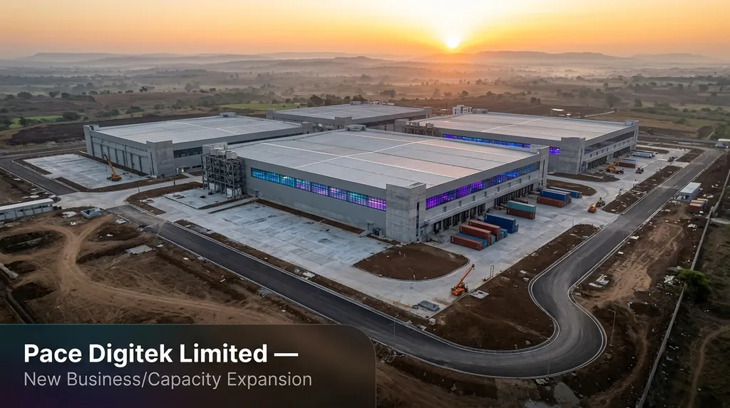 Pace Digitek Expands BESS Capacity to 5 GWh to Support ₹11,338 Crore Order Book