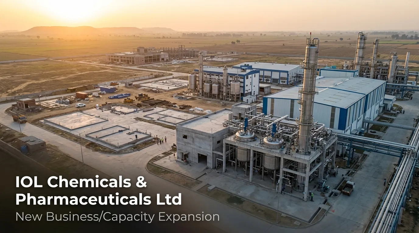 IOLCP Unveils ₹495 Crore Expansion Plan: 50% Ibuprofen Capacity Boost and CDMO Entry
