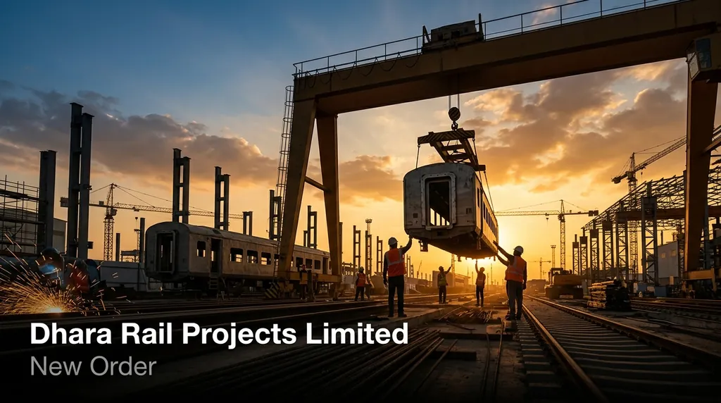 Dhara Rail Projects Secures ₹9.16 Cr Southern Railway Order for AC Coach Services