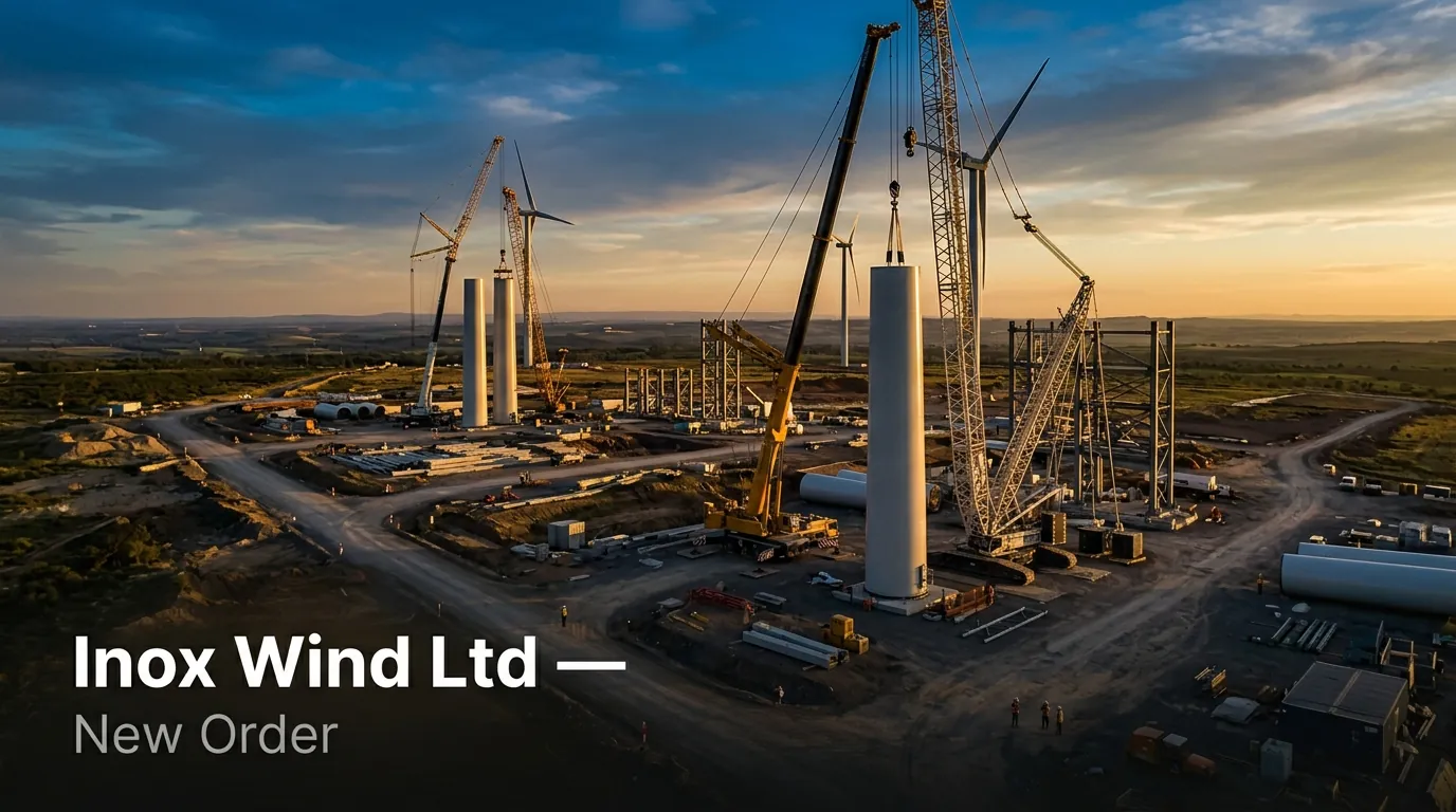 Inox Wind Secures ₹755 Crore Turnkey Project Order from Indian Oil Corporation