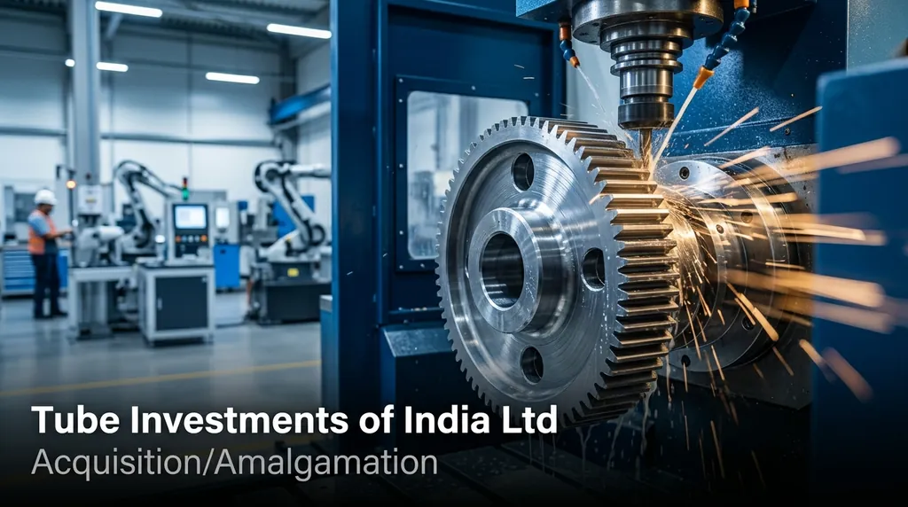 Tube Investments Acquires 2.69 Percent Additional Stake in Shanthi Gears for ₹77.49 Crore
