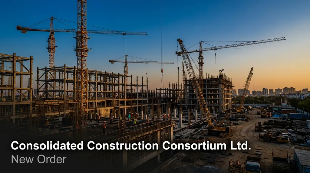 Consolidated Construction Consortium Bags ₹220 Crore New Orders for Pan-India Projects