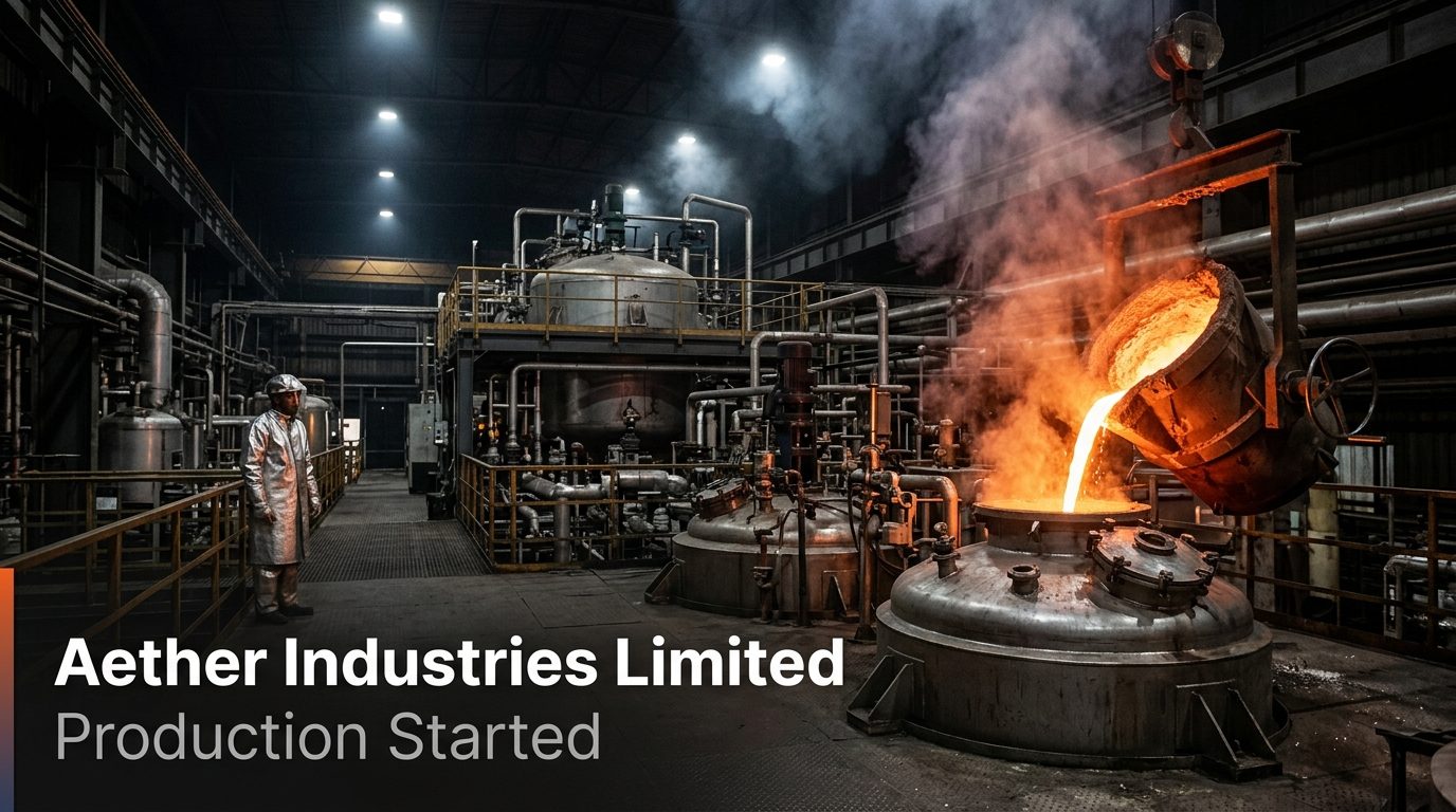 Aether Industries Commences Commercial Operations at Site 5 to Boost Production Capacity