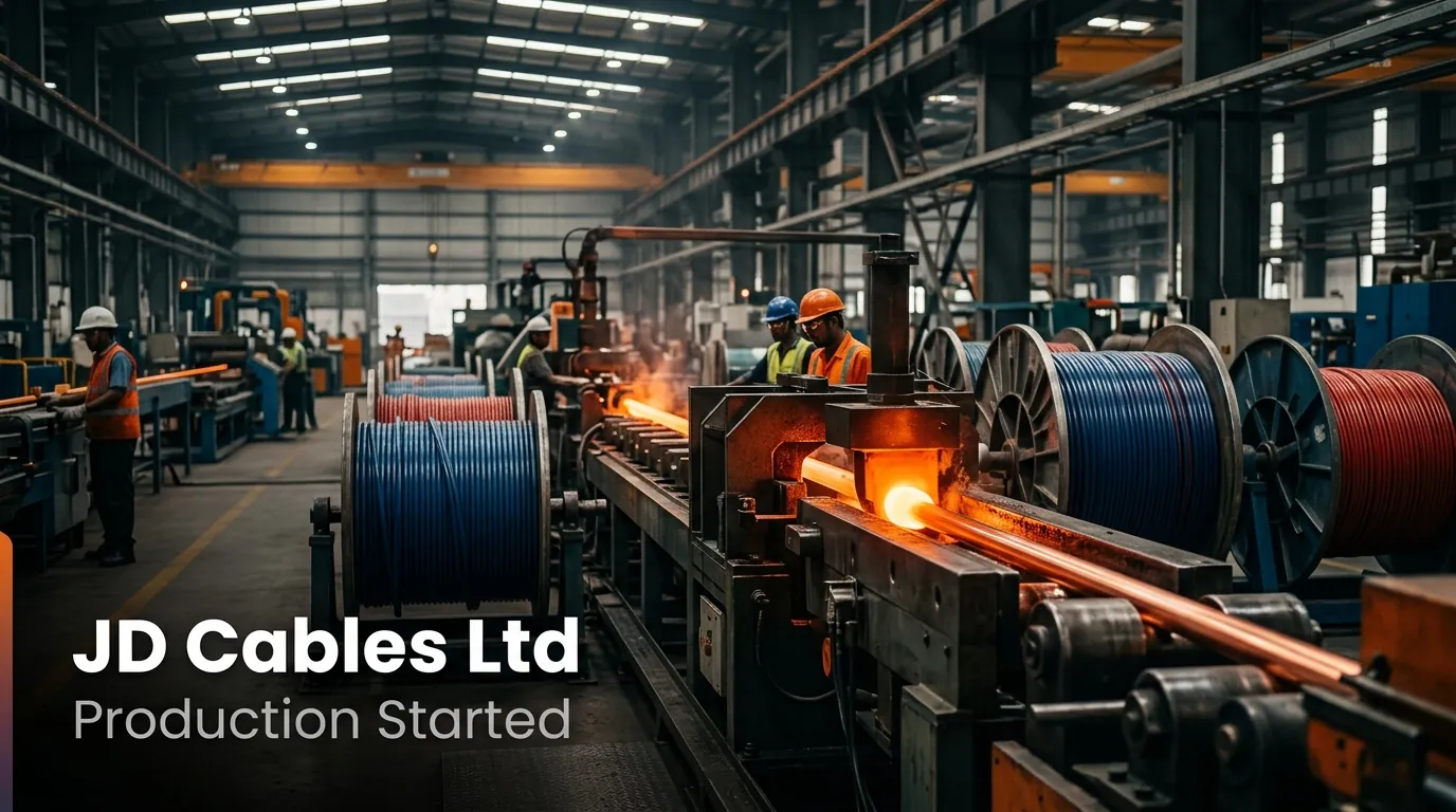 JD Cables Commences Production at New Cable Division Unit in West Bengal