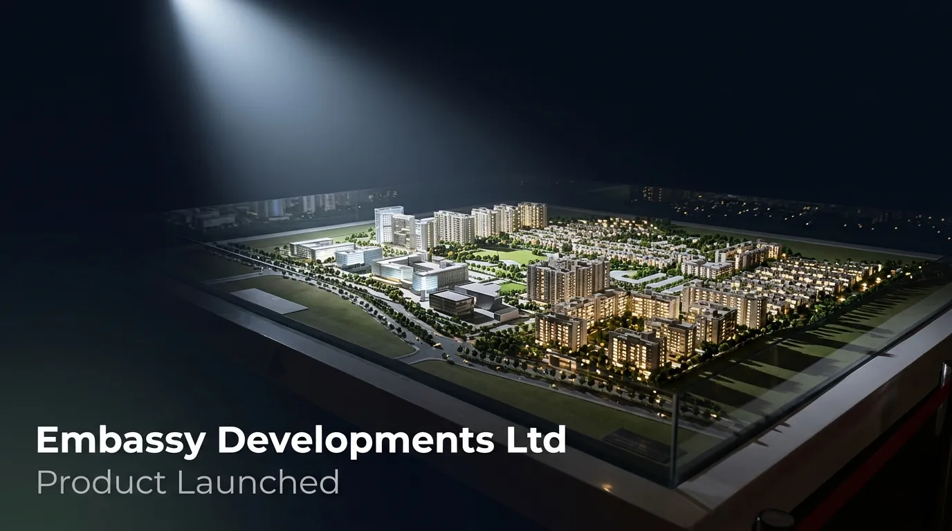 Embassy Developments Launches ₹4,500 Cr GDV Project ‘Embassy Origins’ in Bengaluru