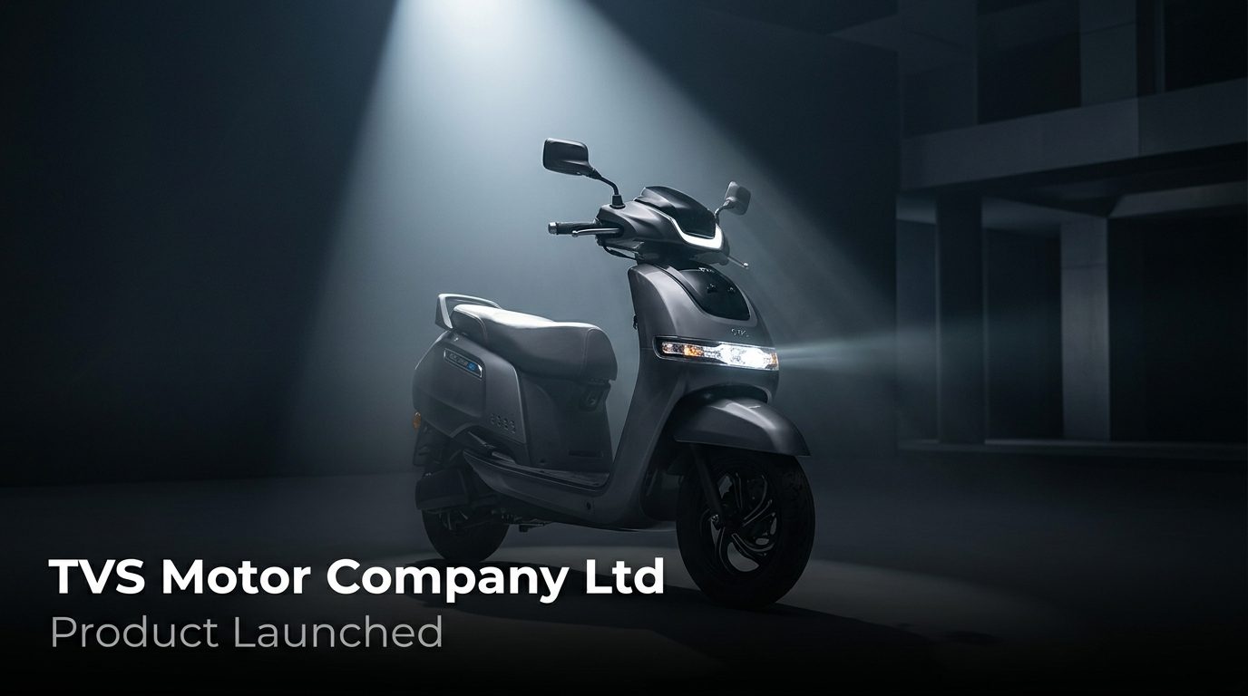 TVS Motor Launches iQube S 4.7 kWh Variant at ₹1.37 Lakh with 175 km Range