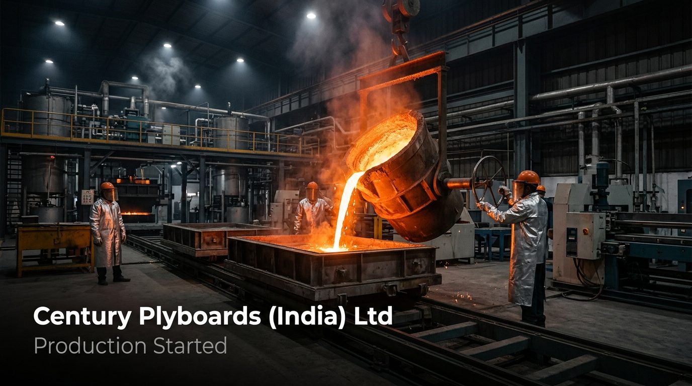Century Plyboards Starts Commercial Resin Production at New Andhra Pradesh Facility