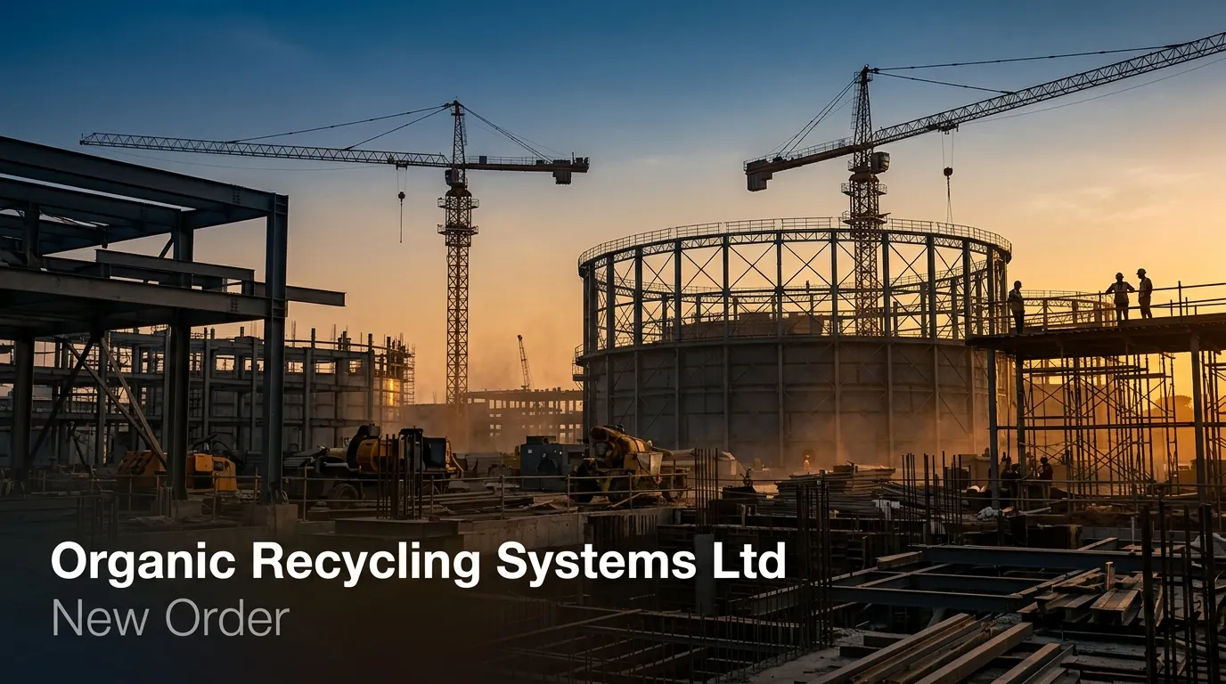 Organic Recycling Systems Secures ₹167.30 Cr BPCL Order for Twin CBG Plants