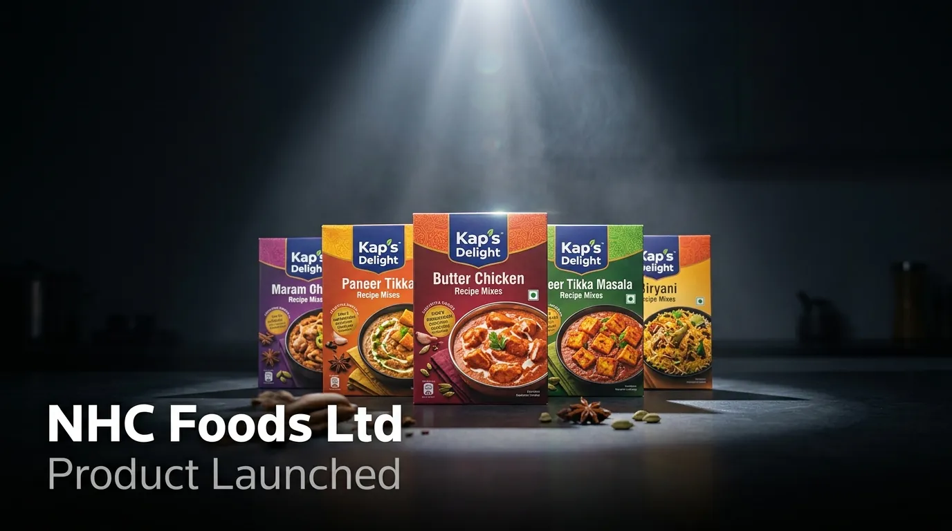 NHC Foods Enters Value-Added Segment with Kap’s Delight; TTM Revenue Hits ₹860 Crore