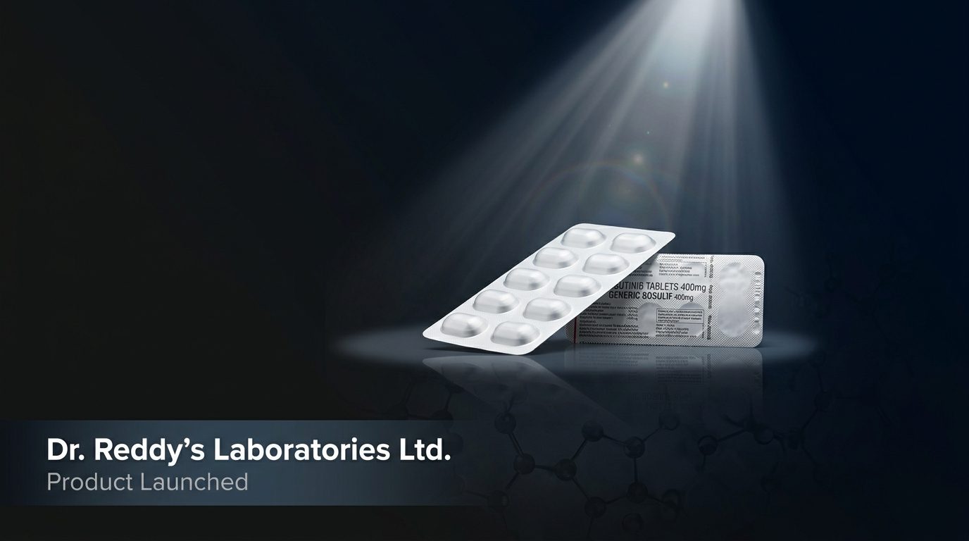 Dr. Reddy's Launches First Generic Bosulif in US Market for $253.8M Opportunity