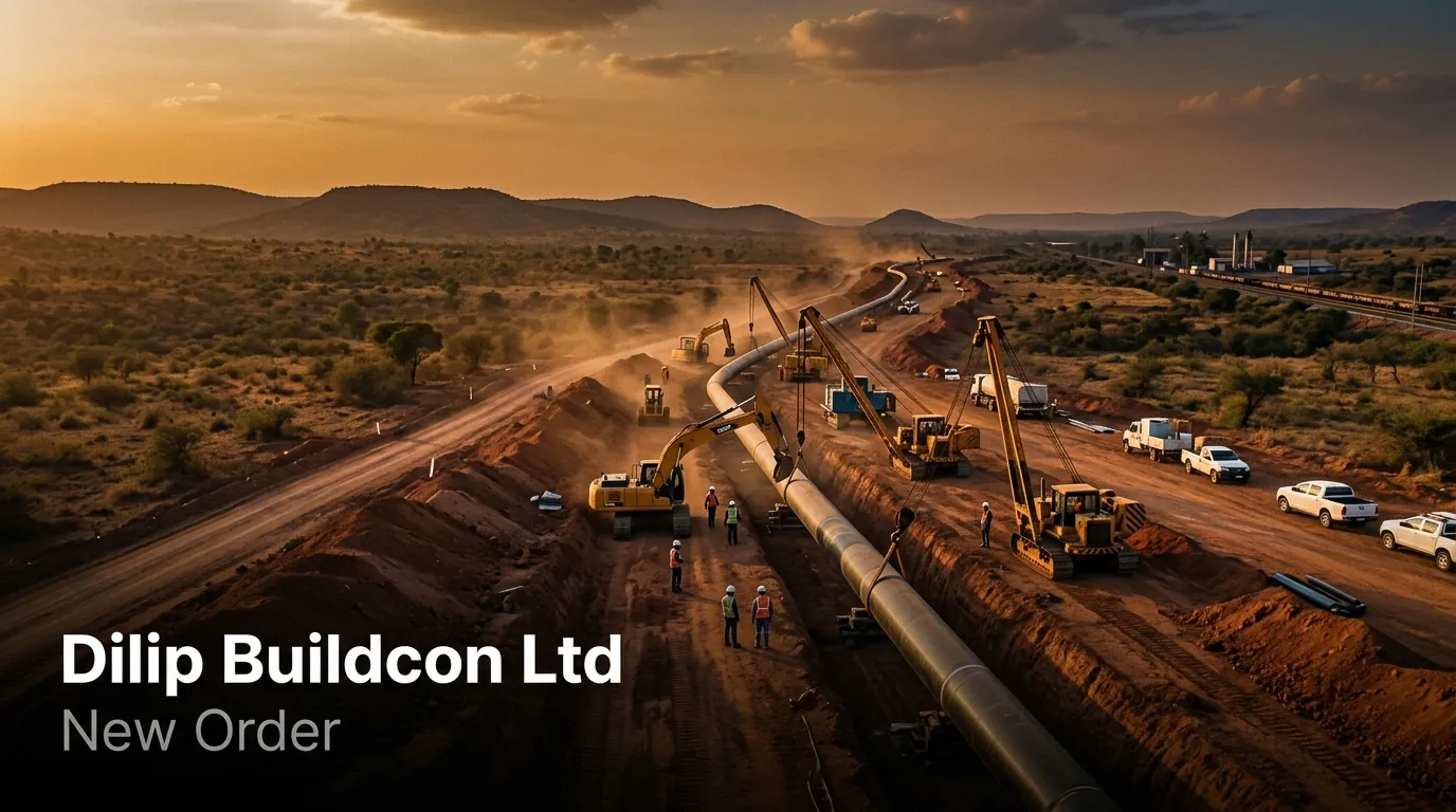Dilip Buildcon Secures ₹1,800 Crore LPG Pipeline Project from PNGRB