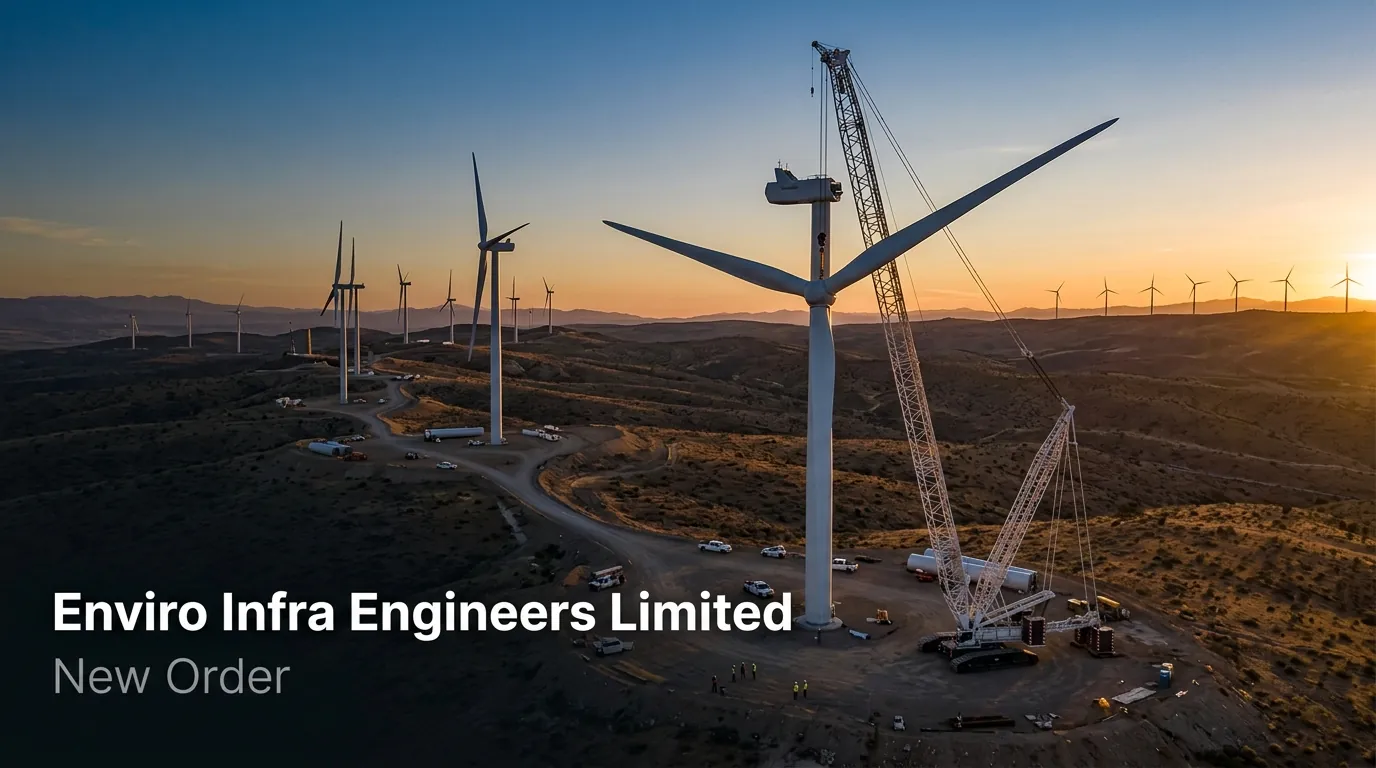 Enviro Infra Engineers Subsidiary Secures ₹224.19 Cr Wind EPC Order from Tata Power