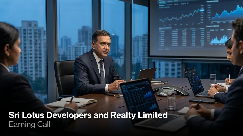 Sri Lotus Developers Q1 FY27 Pre-Sales Jump 567% to ₹409 Crore; Net Debt-Free