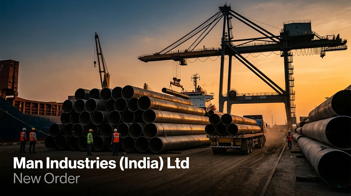 Man Industries Wins ₹600 Crore Pipe Supply Orders; Order Book Hits ₹4100 Crore