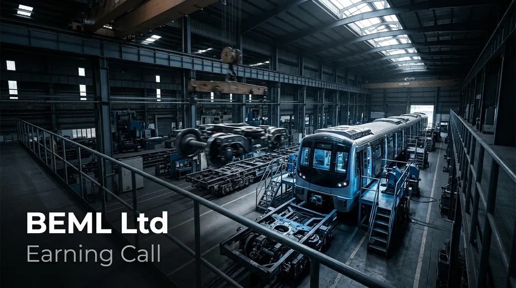 BEML Q1 Results: Revenue Surges 29% Led by Rail and Metro Segment Growth