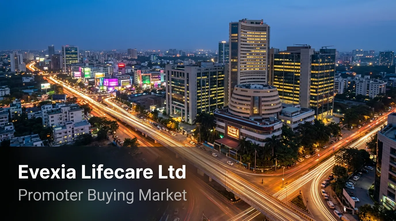 Promoter Entity Shree Saibaba Exim Acquires 1.09% Stake in Evexia Lifecare via Open Market