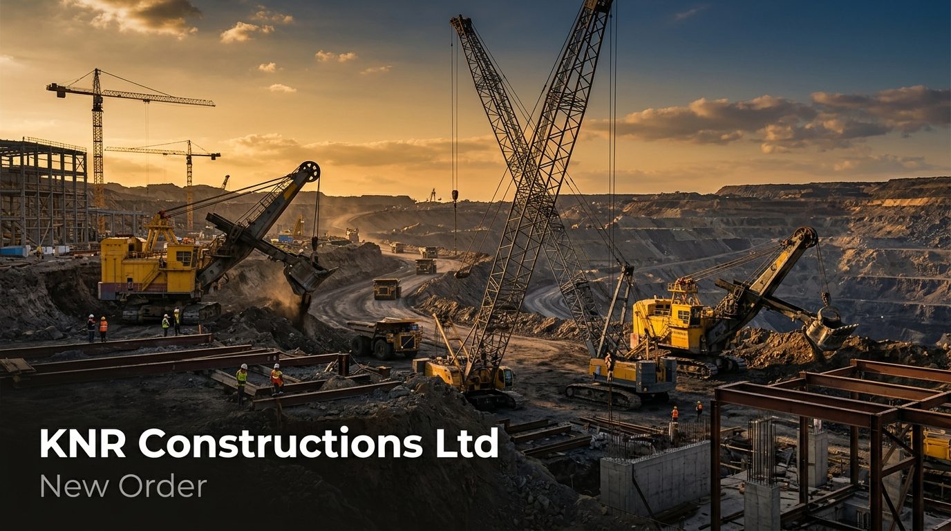 KNR Constructions Secures Major ₹3,361.11 Crore Coal Mining Order from SECL
