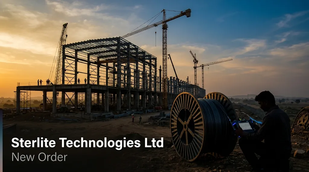 Sterlite Technologies Secures ₹960 Crore Order for Optical Fibre Cable Supply