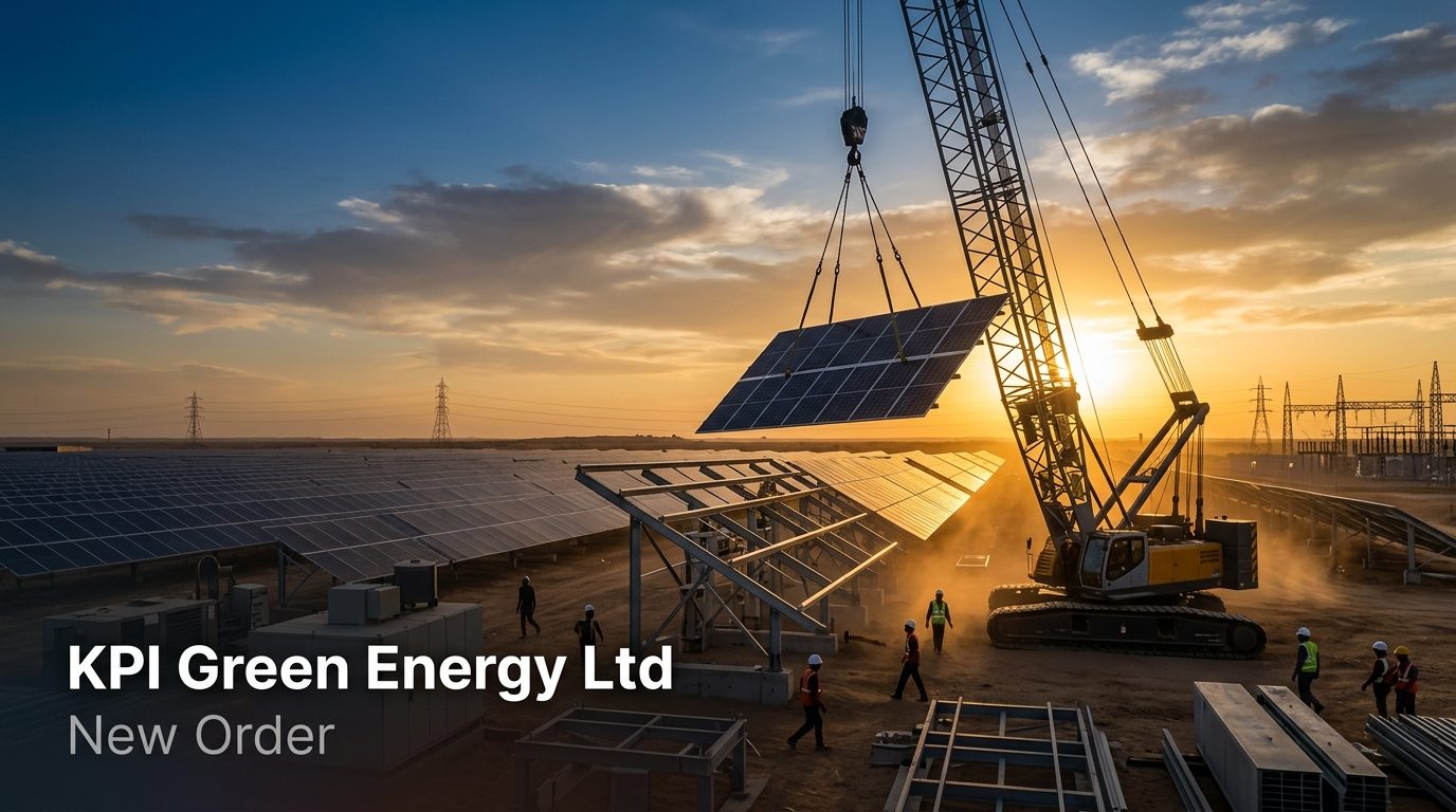 KPI Green Energy Secures ₹621 Crore Solar Project from NTPC REL in Rajasthan
