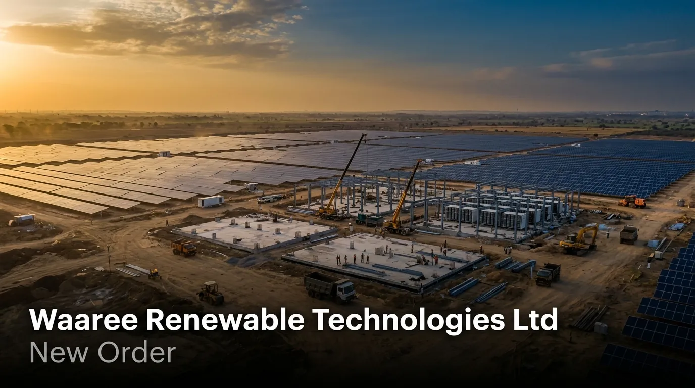 Waaree Renewable Technologies Bags 291 MWp Solar and 280 MWh BESS EPC Order