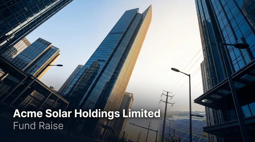 ACME Solar Secures ₹1,571 Crore Funding from IIFCL for 300 MW Rajasthan Project