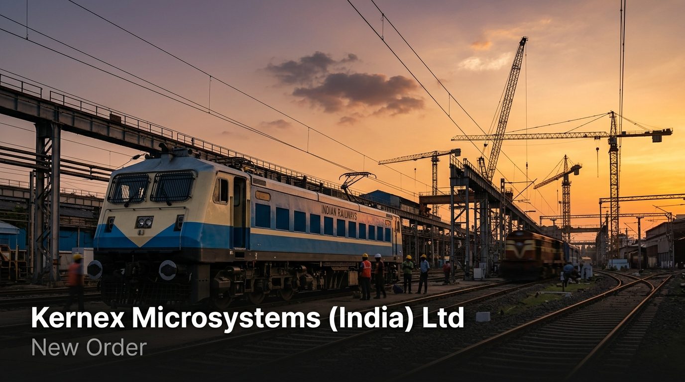 Kernex Microsystems Bags ₹475.21 Crore KAVACH Order from Chittaranjan Locomotive Works
