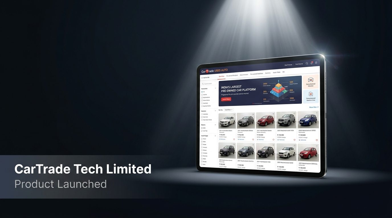 CarTrade Tech Launches CarTrade Used Auto Targeting ₹1.2 Lakh Crore Transaction Value