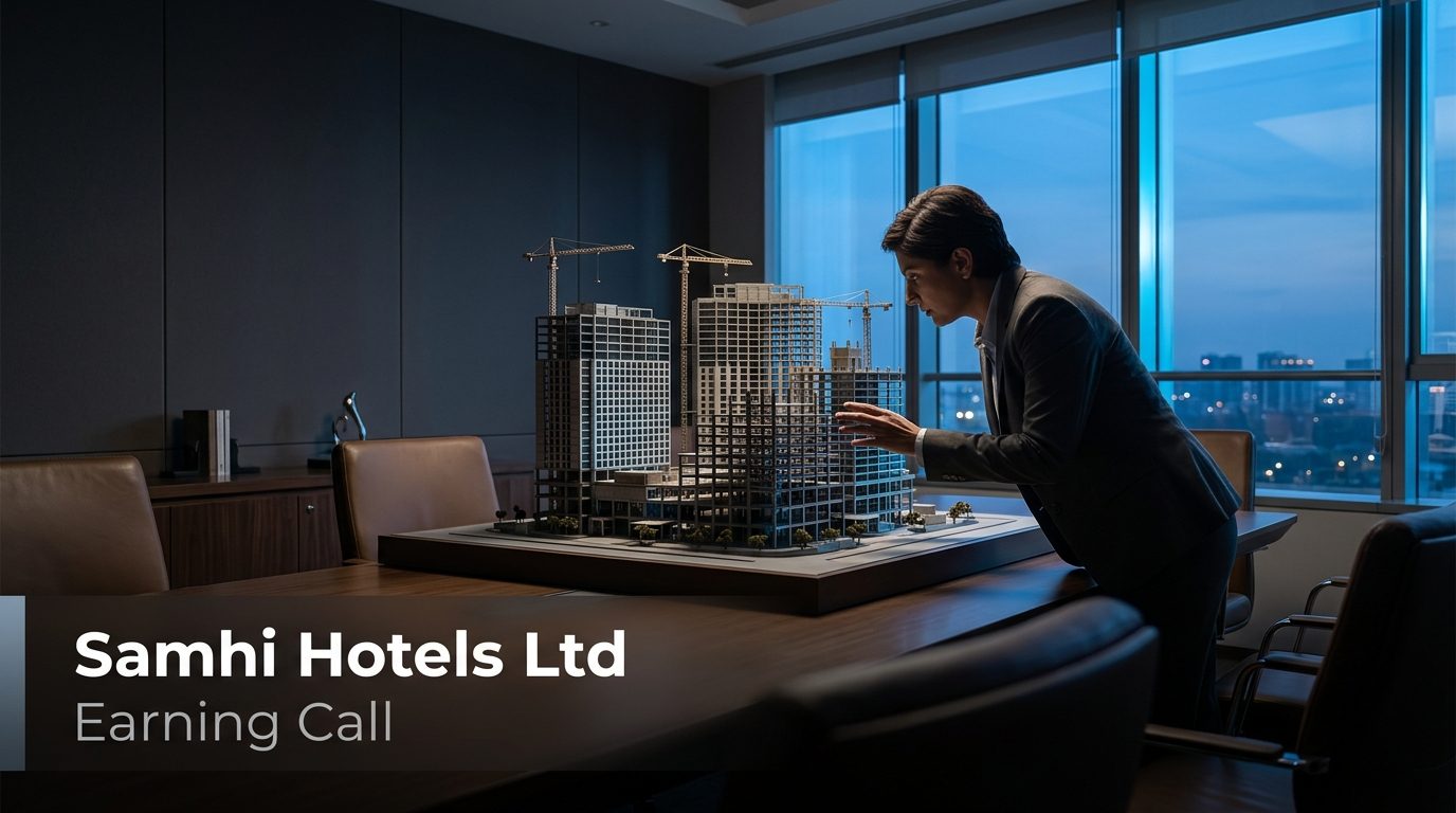 Samhi Hotels Beats Revenue Guidance with 12.3% FY26 Growth and ₹2,200 Cr Capex Plan