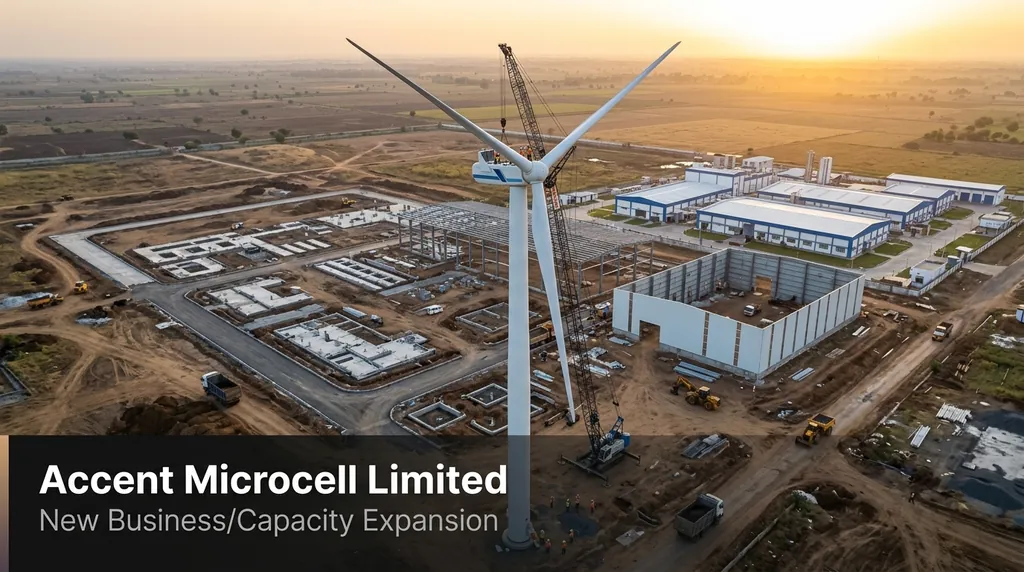 Accent Microcell to Install 4.45 MW Wind Turbine to Slash Energy Costs and Boost Margins