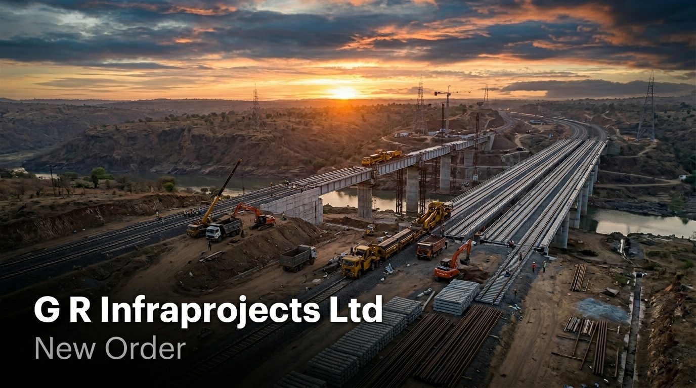 G R Infraprojects Secures ₹1,897.51 Crore Railway Project from West Central Railway