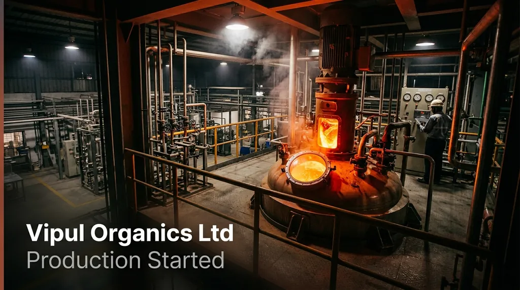 Vipul Organics Commences Production at Sayakha Plant; Capacity to Reach 3,600 TPA