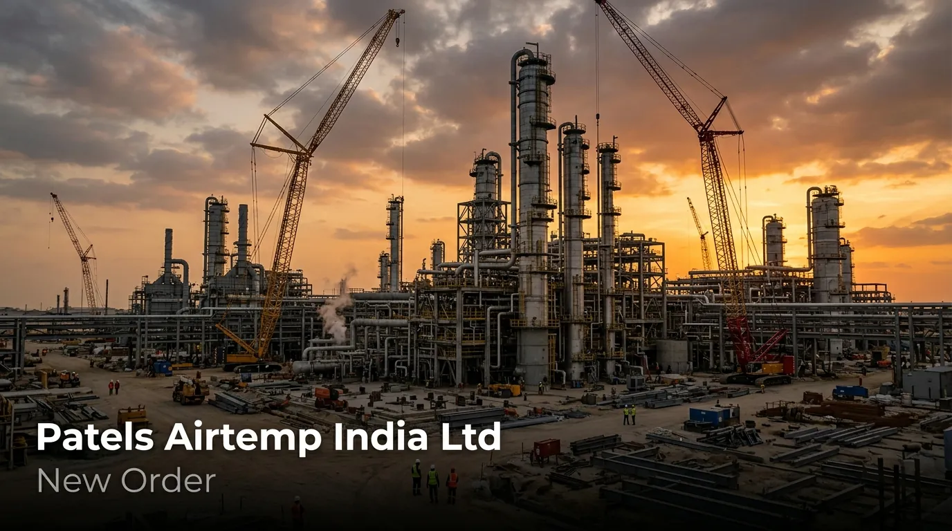 Patels Airtemp Secures ₹226.13 Crore Export Order from Dangote Petroleum Refinery