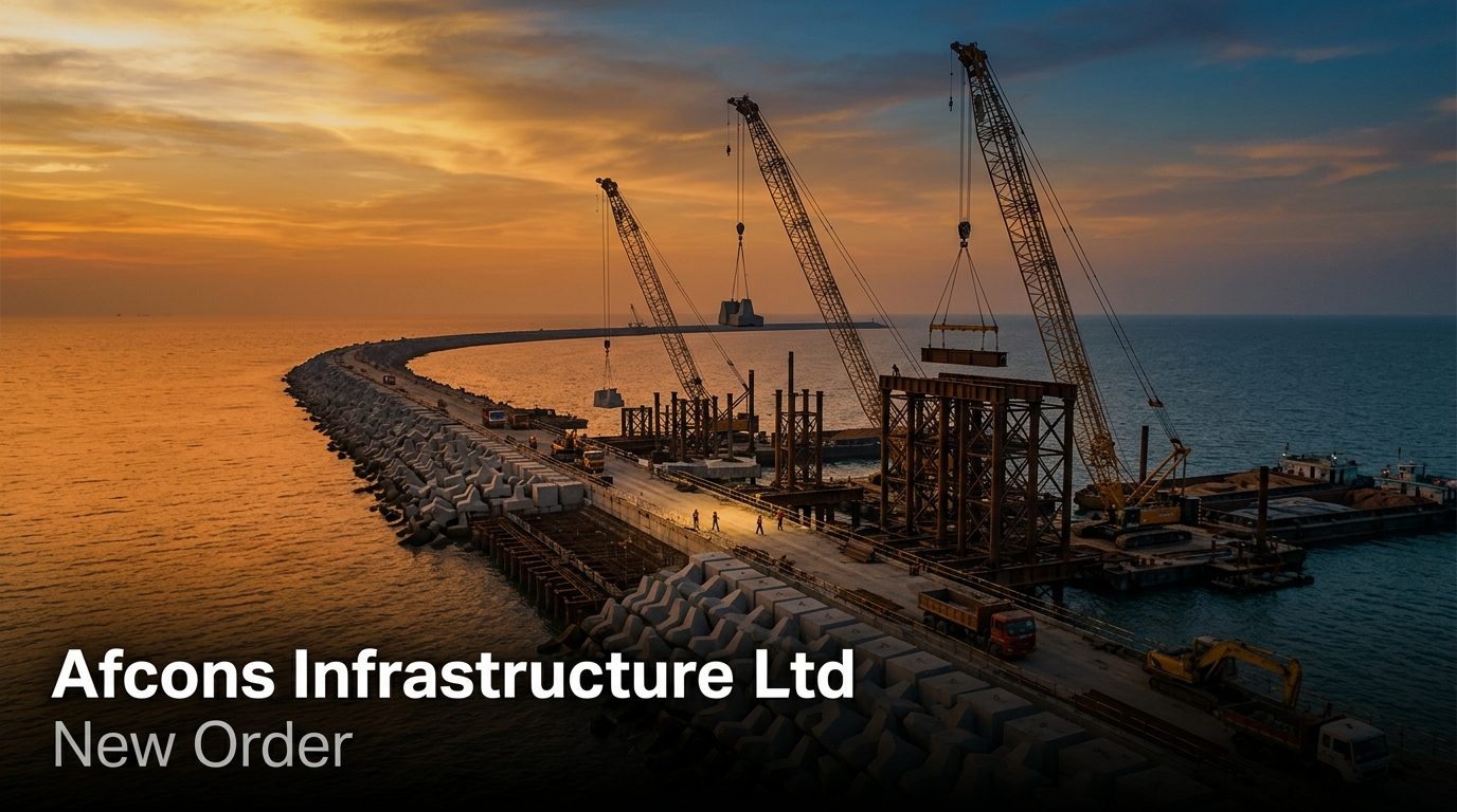 Afcons Infrastructure Bags ₹5,301 Crore Breakwater Contract for Vadhvan Port